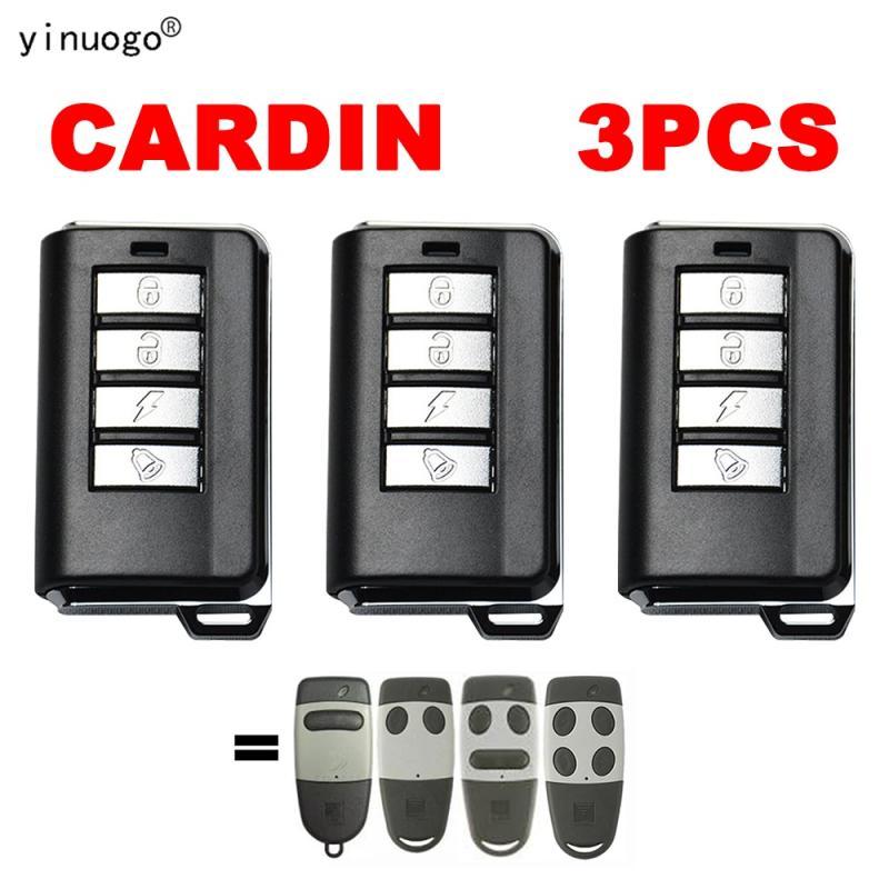 3PCS CARDIN Remote Control 433.92MHz Rolling Code For Cardin QZ4 QZ2 QZ3 QZ1 Garage Door Gate Remote Control Garage Door Opener