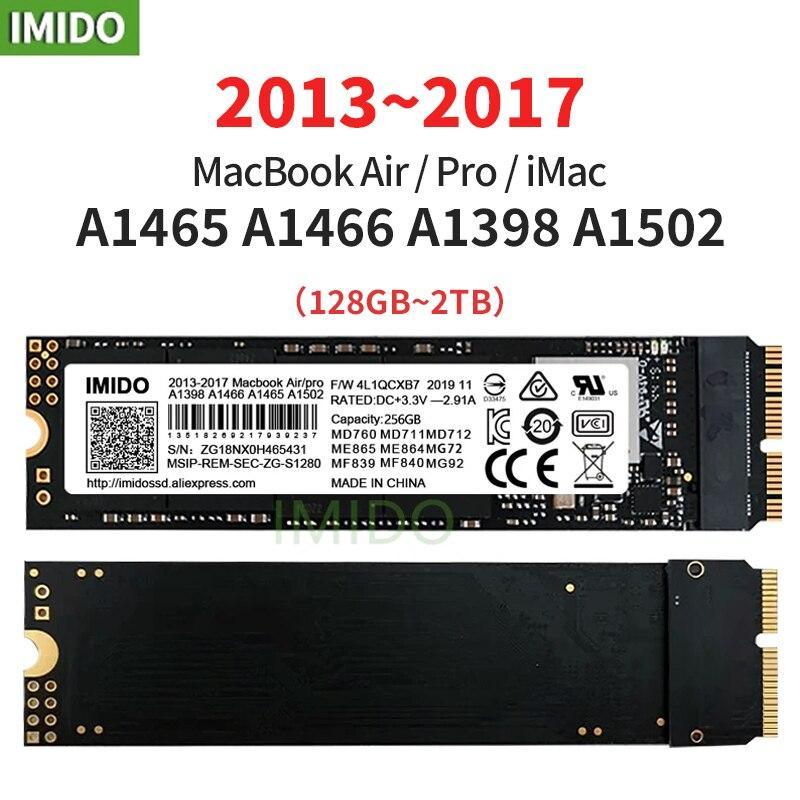 NEW SSD For 2013-2015 Macbook Pro A1502 A1398 Macbook Air A1465 A1466 Retina 128GB 256G 512G 1TB SSD Solid State Disk