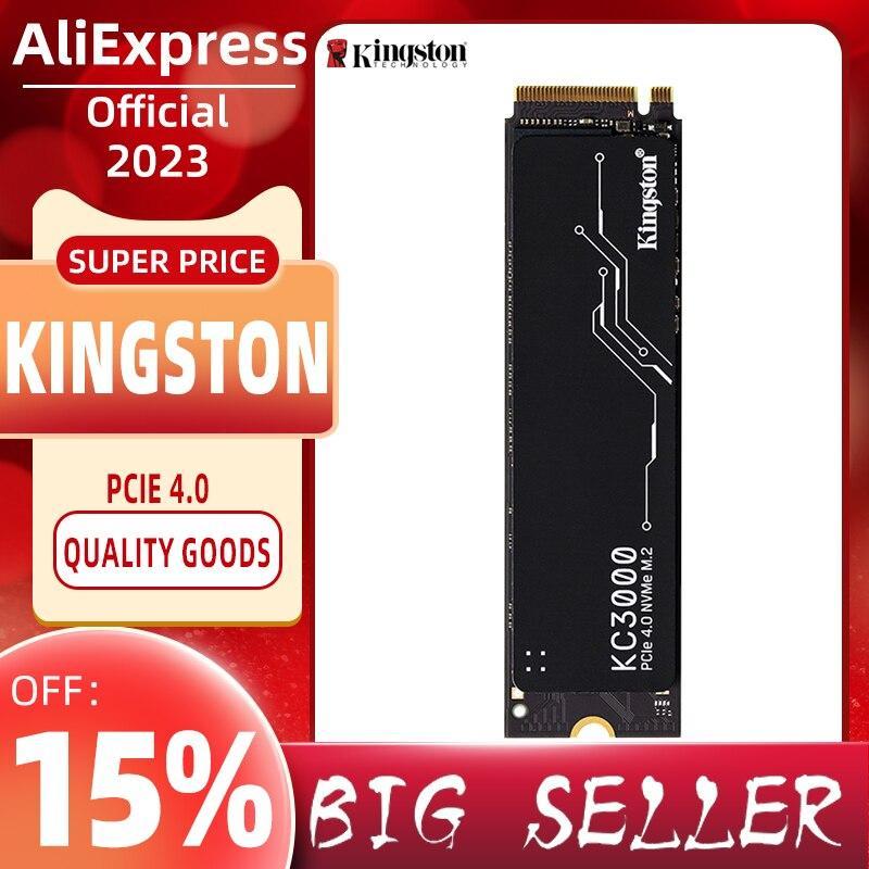Kingston KC3000 PCIe 4.0 NVMe M.2 ssd m2 512gb 1tb 2tb 4TB hard Drive Internal Hard Disk For Laptop Desktop mini PC PS5