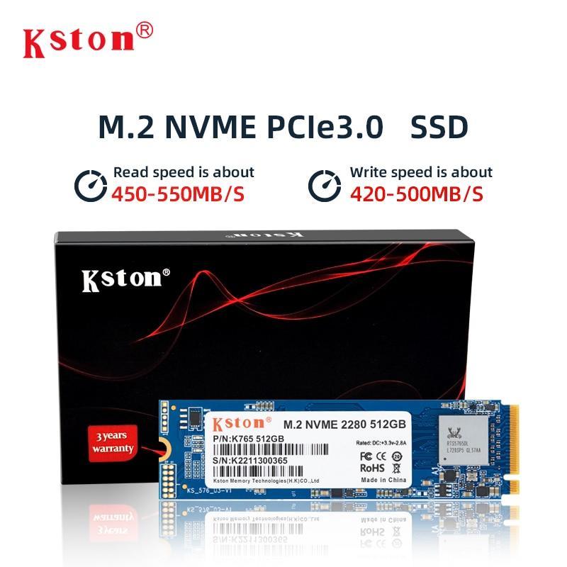 Kston M.2 PCI-e NVMe SSD 128GB 256GB 1TB 2TB Solid State Disk SSD M2 PCIe Internal Hard Drive HDD For Laptop Tablets Desktop