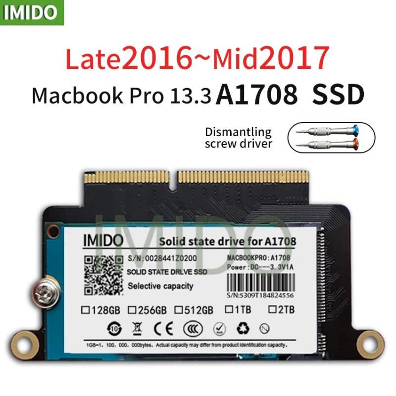 NEW A1708 Laptop SSD For Macbook Pro Retina 13.3" 2016-2017 Year a1708 256G 512GB 1TB Solid State Disk PCI-E EMC 3164 EMC 2978