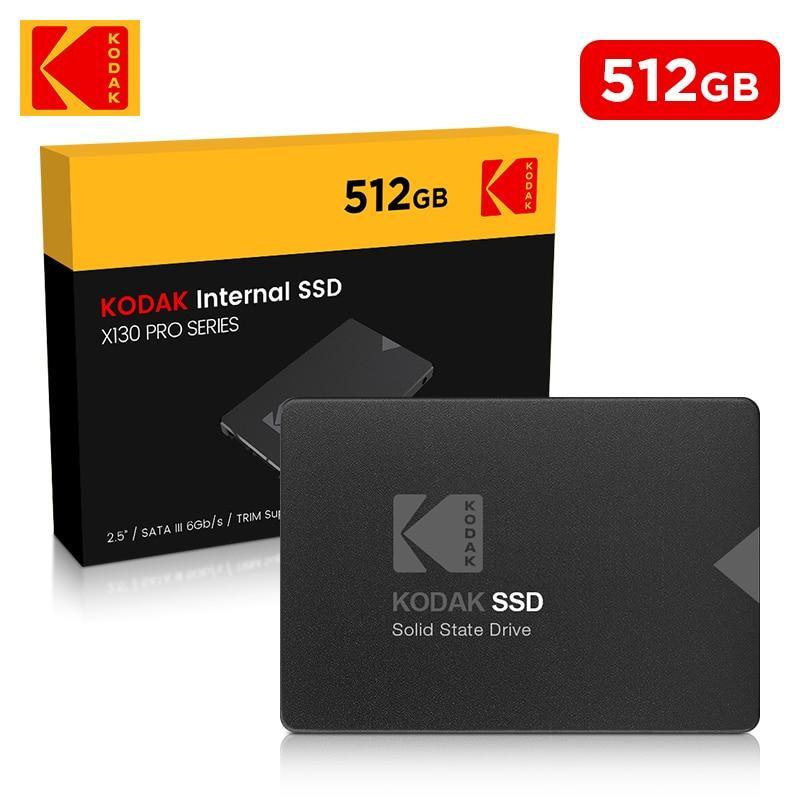 100% Kodak SSD 2.5‘’ SATAIII SATA SSD 128GB 256GB 512GB 1TB HD SSD Hard Drive Disk HDD Internal Solid State Drives for laptop PC