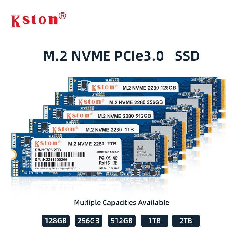 Kston M.2 NVMe Internal Hard Disk 128GB 256GB 512GB 1TB 2TB PCIe3.0 X4 Solid State Drive Hard Disk M2 2280 For Laptop Desktop