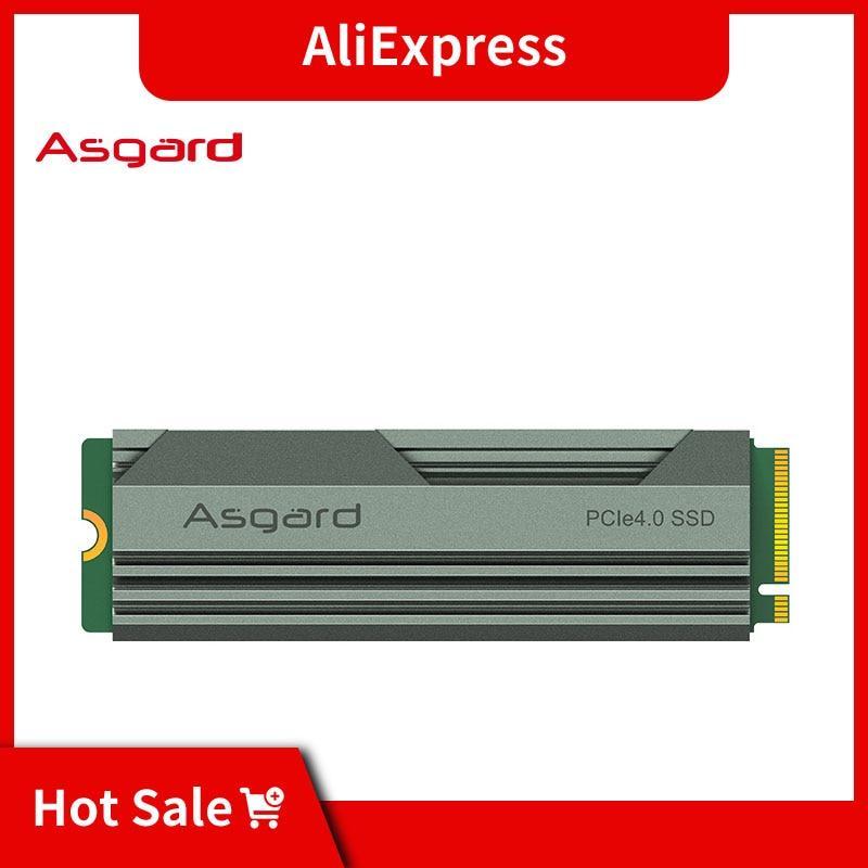 Asgard AN4 M.2 NVMe Pcle 4.0 NVMe SSD Solid State Hard GEN4X4 M.2 2280 1TB 2TB Internal Hard Disk for Desktop SSD