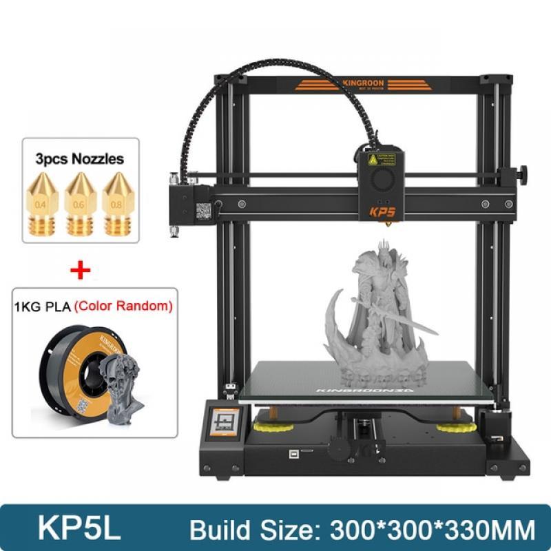 KINGROON KP3S KP3S PRO KP5L FDM 3D Printer Kit High Precision with Resume Power Off  Printing Professional DIY 3D Printers