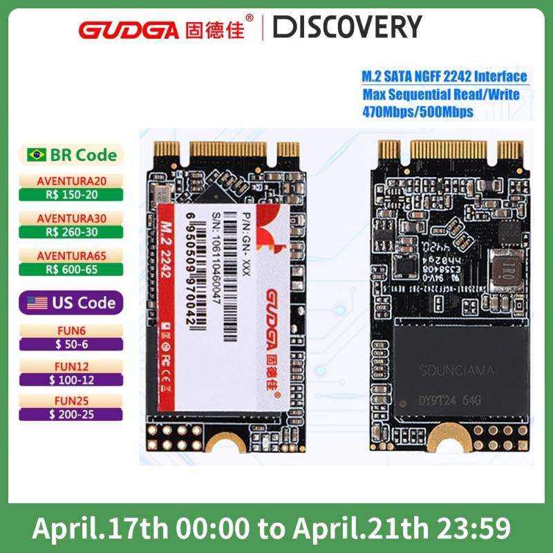 GUDGA SSD M2 SATA 22*42mm M.2 NGFF 128GB 256GB 512GB 1TB Internal Solid Hard State Drive Hard Disk For Laptop Desktop Notebook