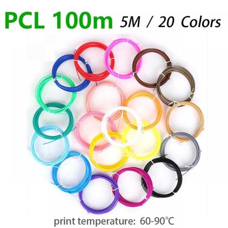 Filament 1.75mm For 3d Pen 20/ 30 colors Brilliant Color  Filament ABS / PLA/ PCL No Smell Safety Plastic  3d Print Pen Filament