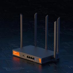 Tenda AX3000 Dual Band Gigabit Wifi6 Enterprise Wireless Router W30E 1.7GHz 256MB Broadcom's Quad-core CUP For 200 Devices