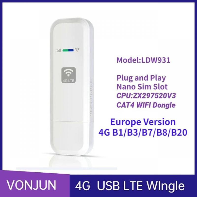 LDW931 4G Router Nano SIM Card  LTE USB Modem Hotspot WIFI Dongle