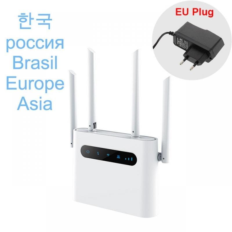 4G SIM card wifi router 4G lte cpe 300m CAT4 32 wifi users RJ45 WAN LAN indoor wireless modem Hotspot dongle