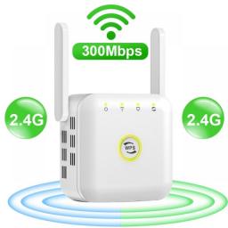 Wifi Repeater Wifi Signal Amplifier 5G 2.4G Increases Wi Fi Range Extender Wi-Fi Booster Wireless Repeater Long Range For Home