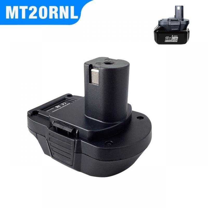 MT20RNL Adapter With USB Charging Port For Makita 18V Li-ion Battery BL1815 BL1840 Converter For RYOBI P105 Cordless Plug Tools