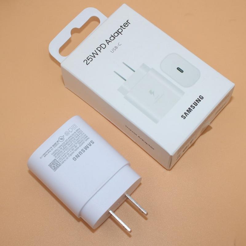 Original Samsung Galaxy Z Fold Flip 4 3 2 25W PD Adapter Super Fast Charging Head USB C Port For Galaxy S10E A23 A24 A52 A72 A32