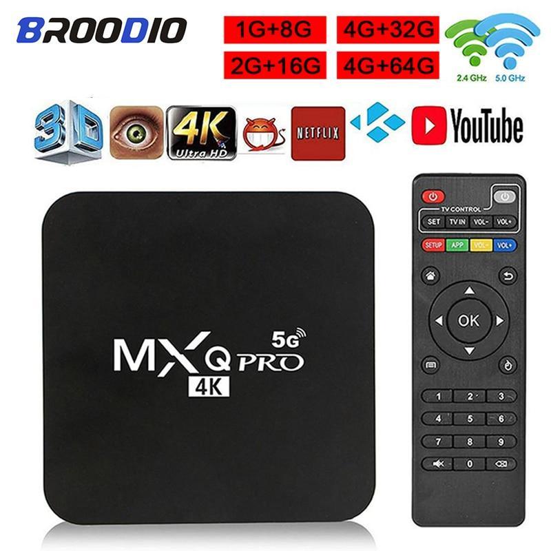 MXQpro RK3229 64GB Android 10.1 Smart TV Box 4K Youtube Media Player TV BOX Android 7.1 4GB 32GB Remote Control TV Set Top Box
