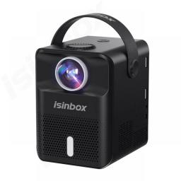 ISINBOX X8 Mini Portable Projector With Screens Android 5G WIFI Home Theater Cinema Projector Support 1080P Video LED Projectors