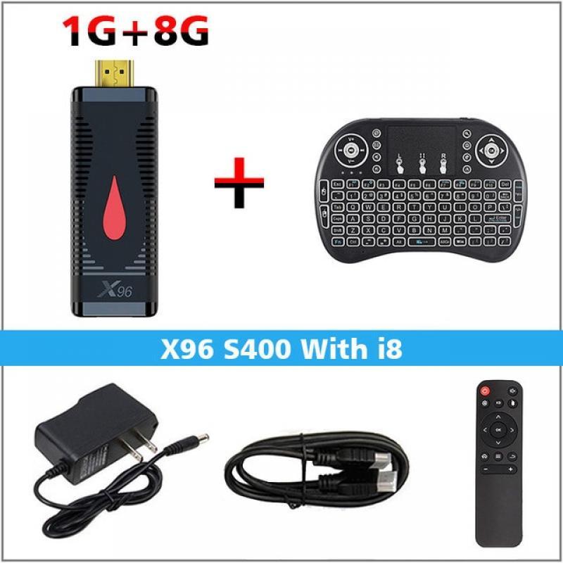 X96 S400 Smart Fire TV Stick Allwinner H313 4k Media Player Android 10 TV BOX 2.4G 5G Dual Wifi 2GB16GB TV Dongle Receiver X96S