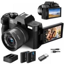 G-Anica ,Digital Camera For Photography And Video, 4K 48MP Vlogging Camera For With 180° Flip Screen,16X Digital Zoom