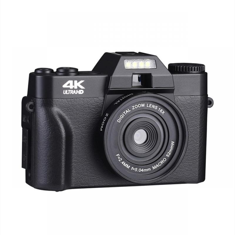 Compact Digital Photography Camera 4K WIFI Web Cam Vintage Vlog Video Recorder YouTube 48MP Streaming Camcorder 3" Flip Screen