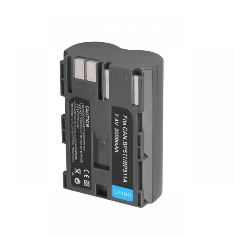 Camera Battery BP-511 BP-511A BP511A BP 511A For Canon EOS 40D 300D 5D 20D 30D 50D 10D D60 G6 BP511 FV40 FV30 FV100 200 2000mah