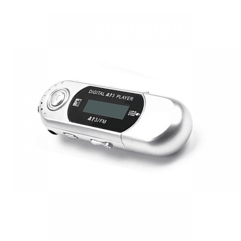 2 in 1 Mini MP3 Player Lossless Sound Small Flash Drive LCD Music Player with 3 5mm Audio Jack Automatic Shutdown for School