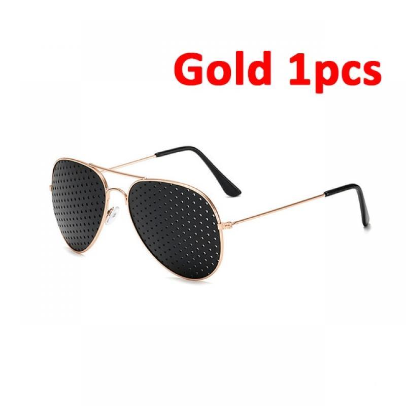 1pcs Anti-myopia Pin Hole Glasses Pinhole Sunglasses Eye Exercise Eyesight Improve Natural Healing Vision Care Eyeglass