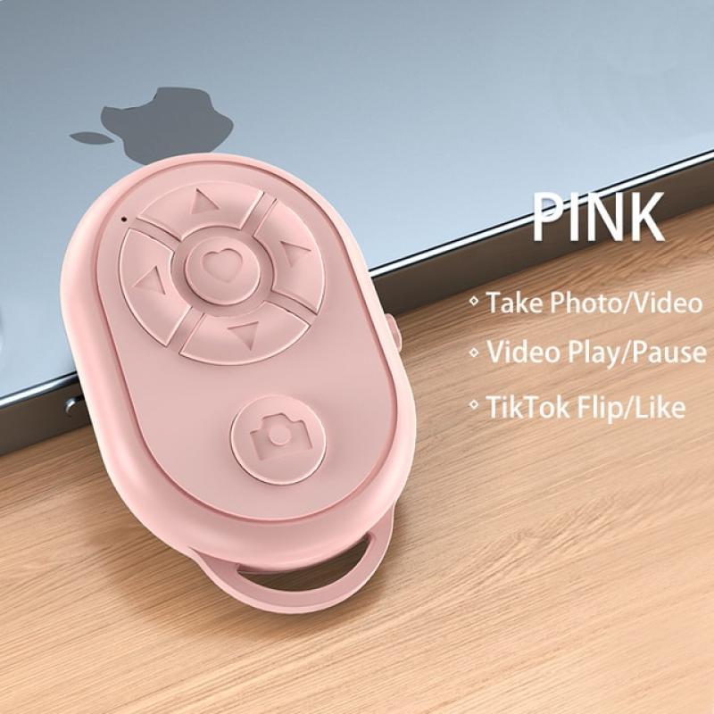 Bluetooth Remote Camera Video Controller For iPhone Android Mobile Phone Universal Remote Control For Tiktok Movie Page Turning