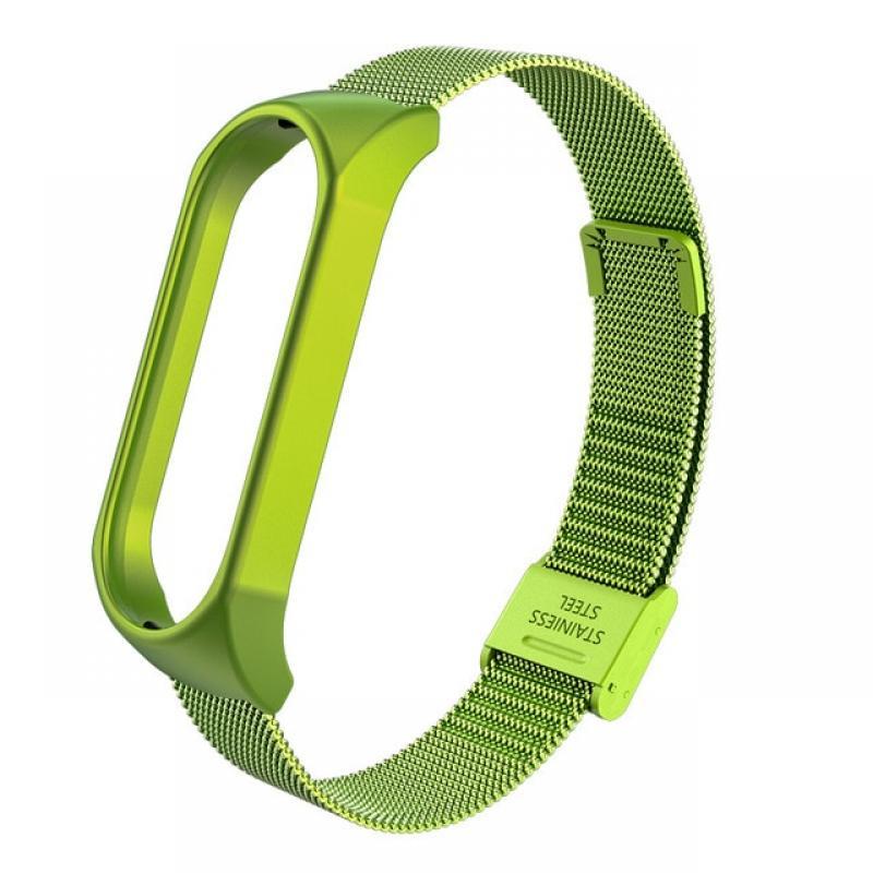 Wistband Strap For Xiaomi Mi Smart Band 6 5 4 3 Metal Screwless Stainless Steel Replacement Bracelet For Xiaomi mi band 6 5