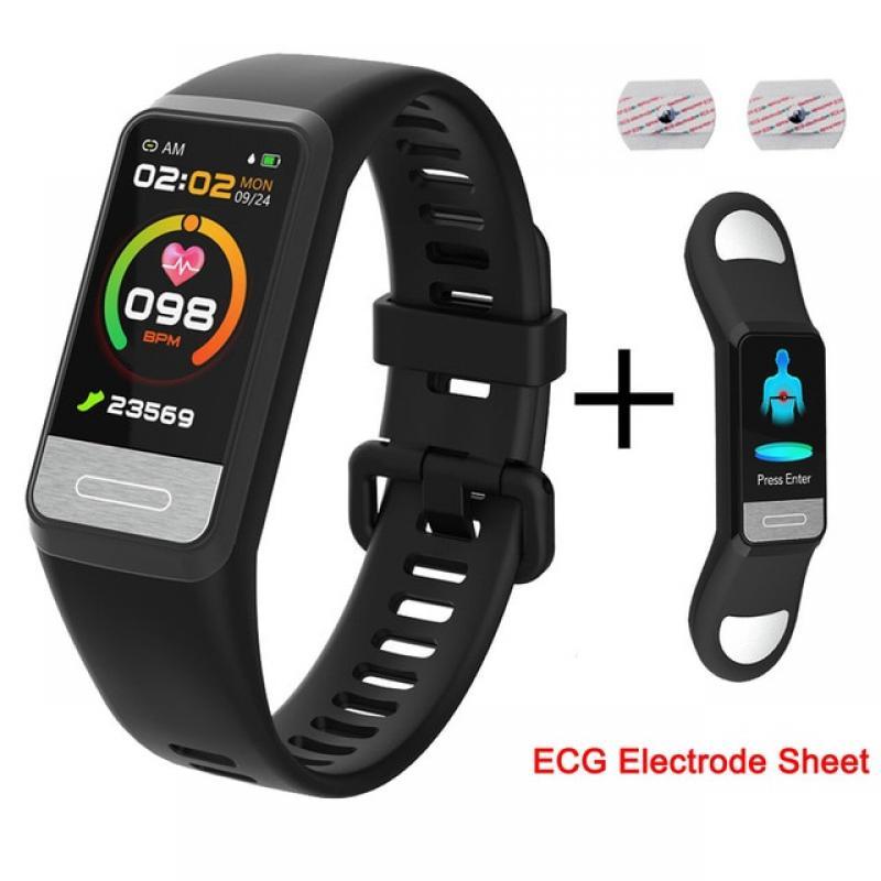 Blood Glucose Monitor Health Smart Bracelet ECG+PPG Blood Pressure Measurement IP67 Waterproof Smart Band Watch for Men Women