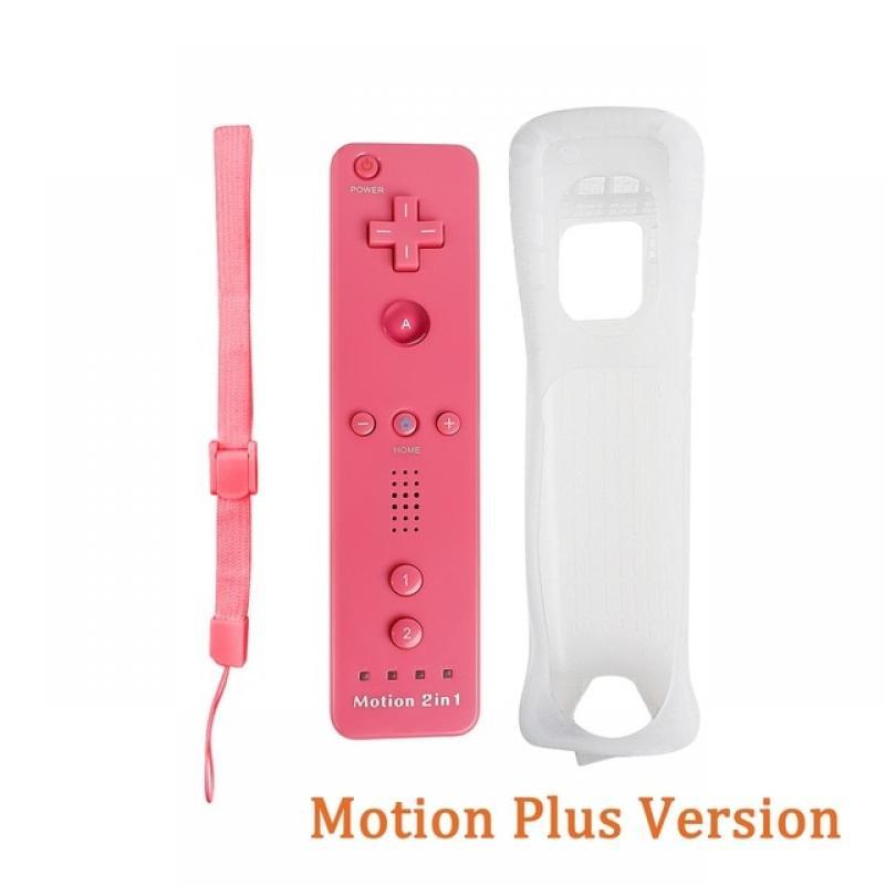 BATTOOL For Nintendo Wii/Wii U Joystick 2 in 1 Wireless Remote Gamepad Controller Set Motion Plus with Silicone Case Video Game