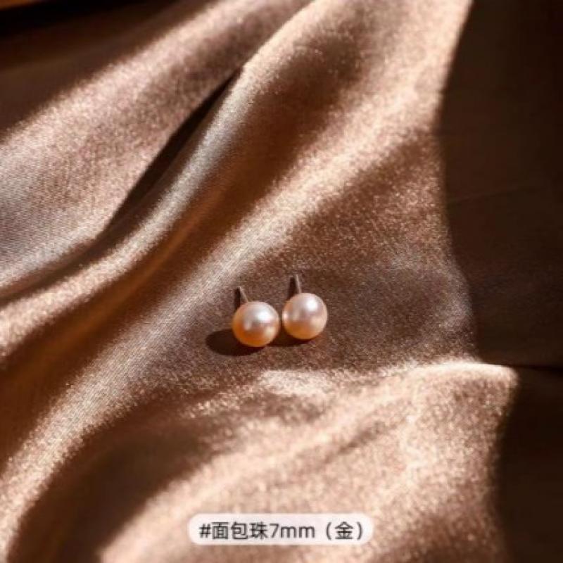 100% Genuine Freshwater Pearls Korean Style Earrings 925 Silver Ladies Pearl Earrings Gift Party Wedding Jewellery Accessories