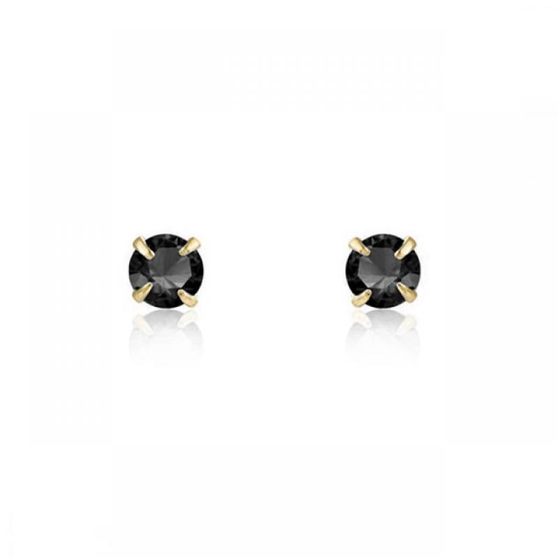 925 Sterling Silver Ear Needle Black Zircon Series Hoop Earring Flower Enamel Round Smiley Moon Earrings For Women Fine jewelry