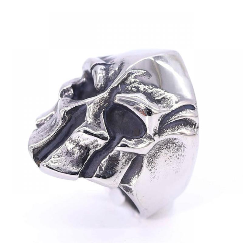 Nordic Viking Stainless Steel Ring Anchor Compass Tree of Life Viking Rune Wolf Punk Ring For Men Jewelry Factory Wholesale