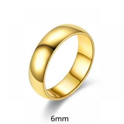 2/4/6/8/12/MM Fashion Stainless Steel Ring Wholesale Laser LOGO NAME LOVE Jewelry Couple/Wedding/Rings For Women Punk Men's Ring