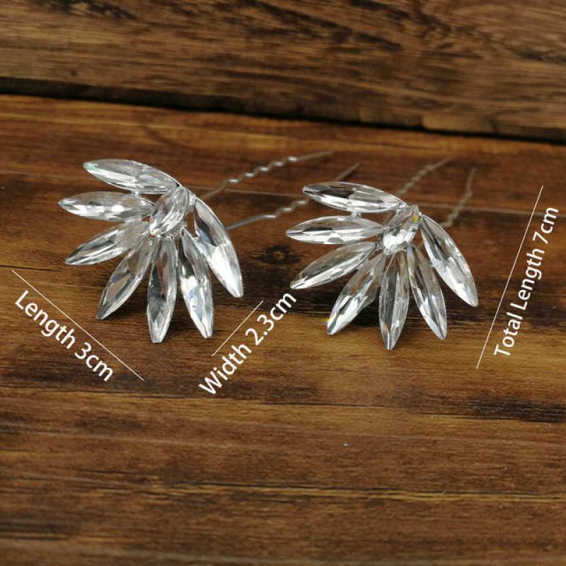 Women U-shaped Pin Metal Barrette Clip Hairpins Simulated Pearl Bridal Tiara Hair Accessories Wedding Hairstyle Design Tools