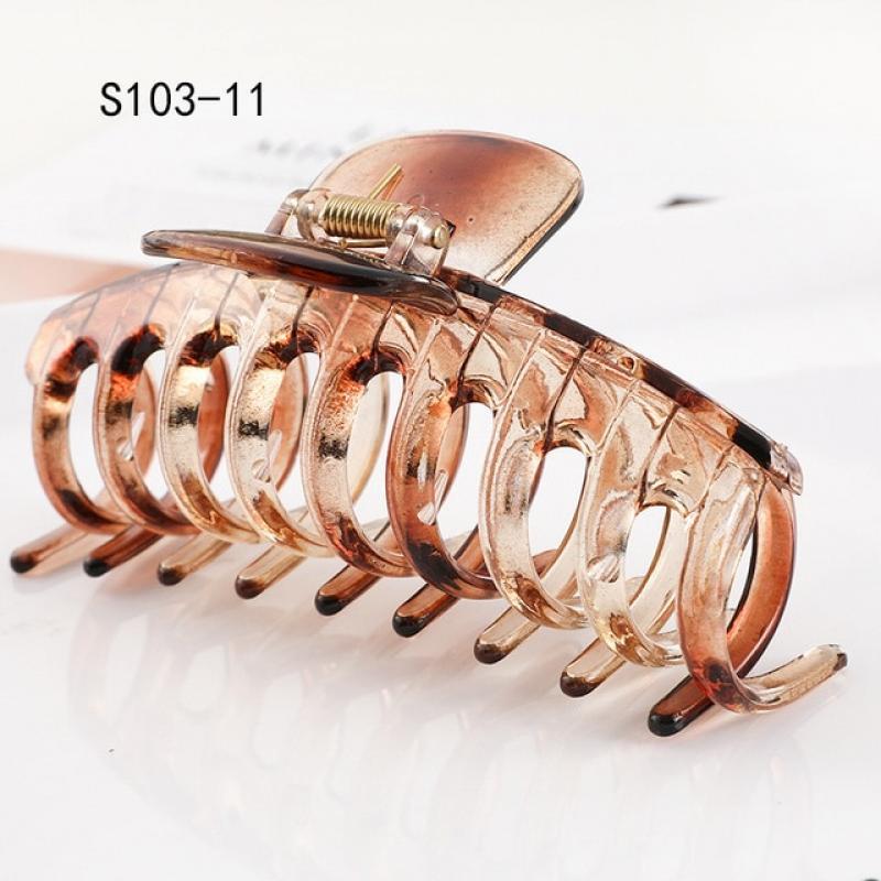 Hot Sale Solid Color Claw Clip Large Barrette Crab Hair Claws Bath Clip Ponytail Clip For Women Girls Hair Accessories Gift