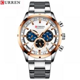 Relogio Masculino CURREN Hot Fashion Mens Watches Top Brand Luxury Wrist Watch Quartz Clock Watch Men Waterproof Chronograph
