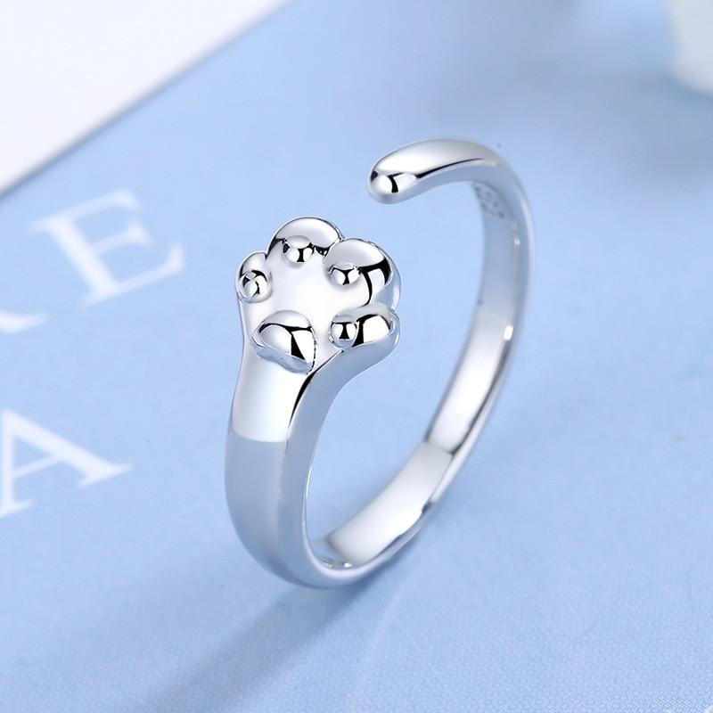 New in 925 Sterling Silver Cat Paw Rings For Women Luxury Jewelry Gift Female News Trends 2023 Free Shipping Offers GaaBou