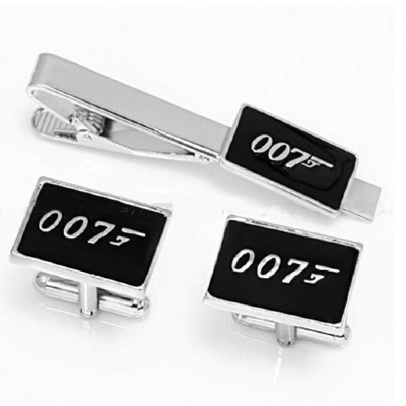 Free shipping Cufflinks Tie Clips Set Superheroes designs copper material men tie clips cufflinks wholesale&retail