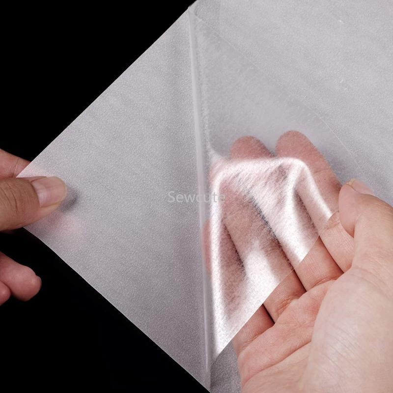 Iron on Adhesive Patch Double Sided Heat Adhesive Patch for Clothing Fusible Interfacing Fabric Lightweight Patches 200x300mm