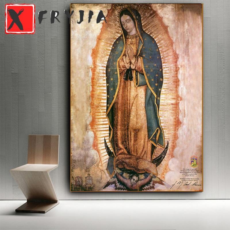 DIY Diamond Painting Mexico Guadalupe Virgin Mary cross stitch mosaic full squareround diamond embroidery rhinestone painting