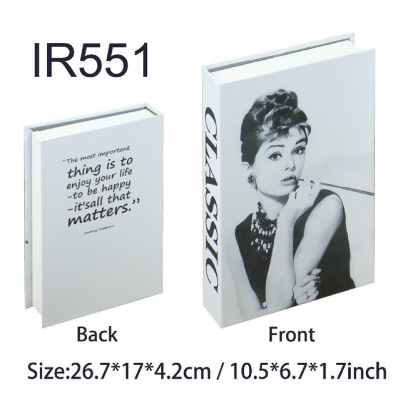 INS Fashion Fake Books Simulation Prop Book Storage Box Luxury Decorative Book Sculptures and Figurines Decoration Home