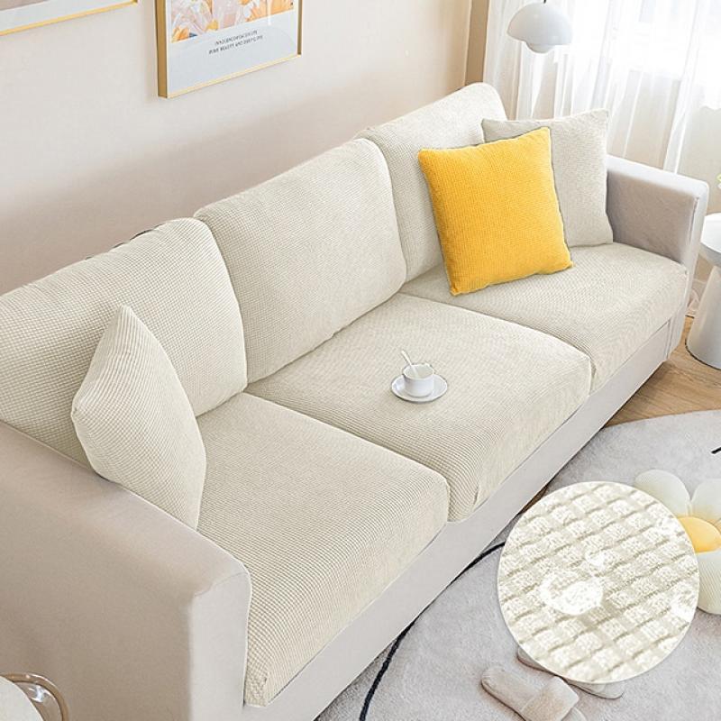 Waterproof Sofa Cushion Covers for Living Room Plaid Sofa Seat Covers Stretch Sofa Cushion Cover Couch Cover Sofa Slipcover Home