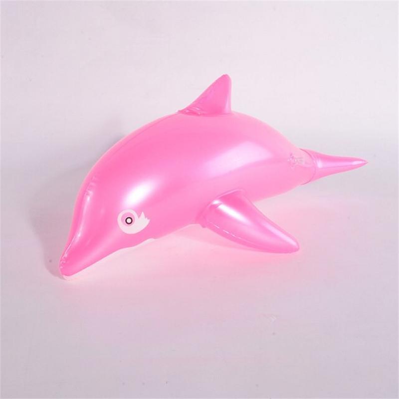 1Pcs Inflatable Dolphin Beach Swimming Rings Party Children Toy Kids Gift for Beach Pool Float Air Mattresse Water Toys 53cm