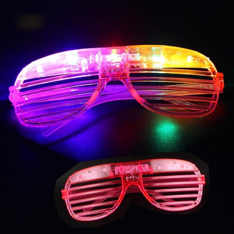 10/20/50 Pcs Glow In The Dark Party Glasses Light Up LED Glasses Neon Party Favors Sunglasses for Kids Adults Birthday Christmas