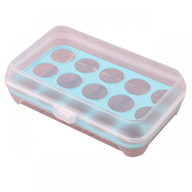 2/4/6/12/15 Grid Egg Storage Box Portable Egg Holder Container for Outdoor Camping Picnic Eggs Box Case Kitchen Organizer Case