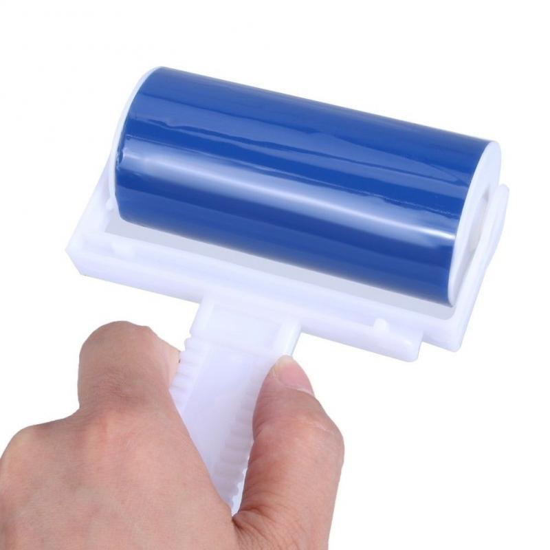 Washable Roller Cleaner Portable Hair Sticky Picker Lint Remover Reusable Household Pet Hair Clothes Bed Sofa Fluff Wiper Tools