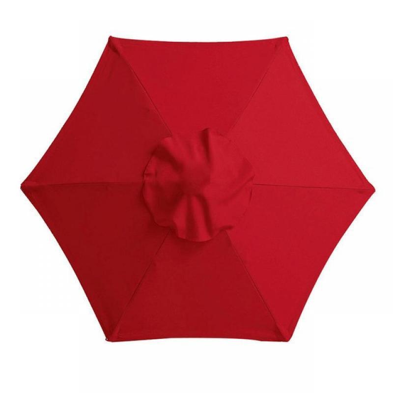 Polyester Sunshade Parasol Cloth Outdoor Courtyard Umbrella Surface Replacement Cloth Rainproof Sunscreen Cloth 6/8 Ribs