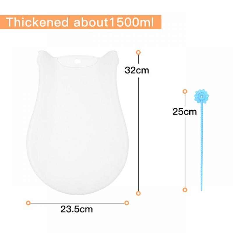 SILIKOLOVE 1.5KG Silicone Kneading Dough Bag Flour Mixer Bag Versatile Dough Mixer for Bread Pastry Pizza Kitchen Tools