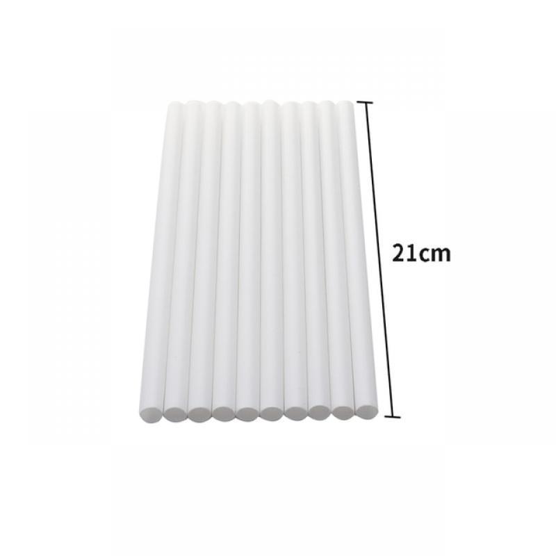 New 10Pcs 21cm/24cm/30cm Cake Dowels White Plastic Cake Support Rods Round Dowels Straws Reusable