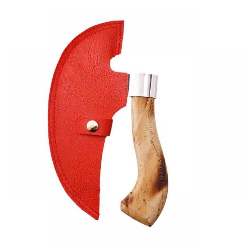 Pizza Cutter Pizza Cutting Axe with Sharp Blades Viking Steel Pizza Axe with Wooden Handle Pizza Cutter Axe Rust Proof DROPSHIP